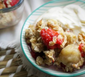 ontbijt fruit crumble