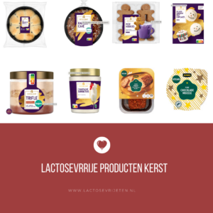 lactosevrije producten kerst