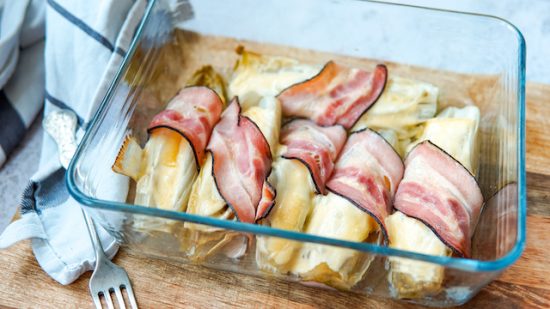 witlof met katenspek en kaas