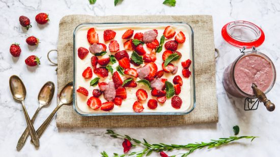 aardbeien tiramisu