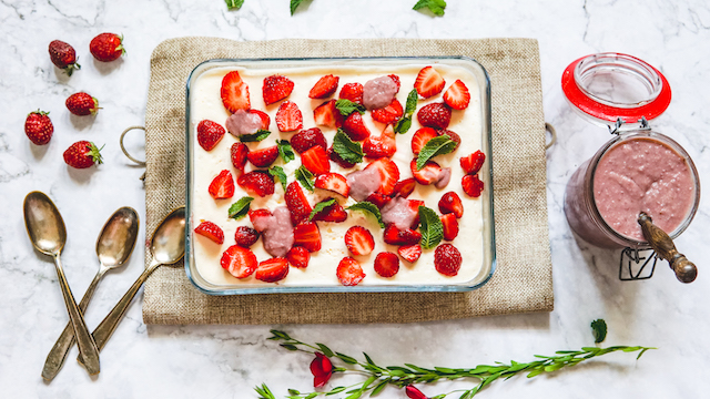 aardbeien tiramisu