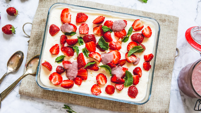 aardbeien tiramisu