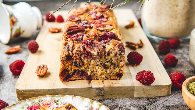 frambozen bananenbrood