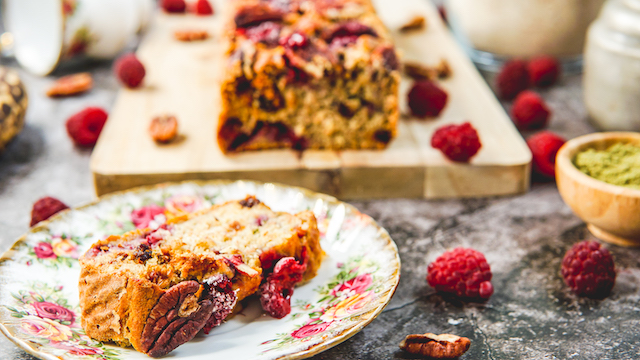 frambozen bananenbrood