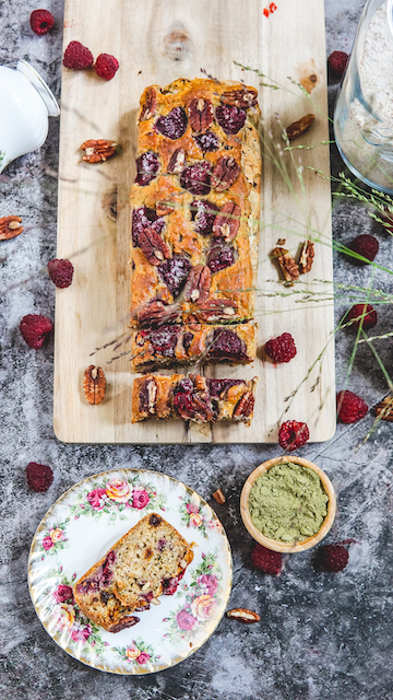 frambozen bananenbrood