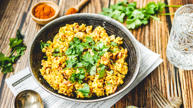 Risotto met röti kruiden en koriander