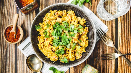Risotto met röti kruiden en koriander