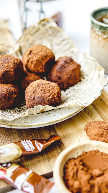 tiramisu truffels