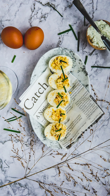 gevulde eieren heks'nkaas