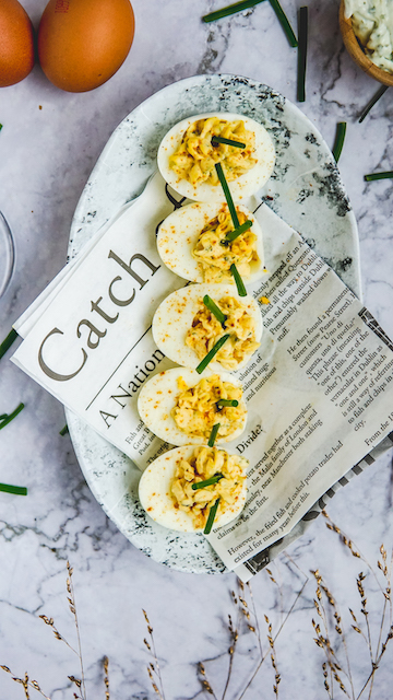 gevulde eieren heks'nkaas