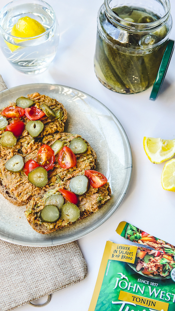 tonijnsalade met avocado