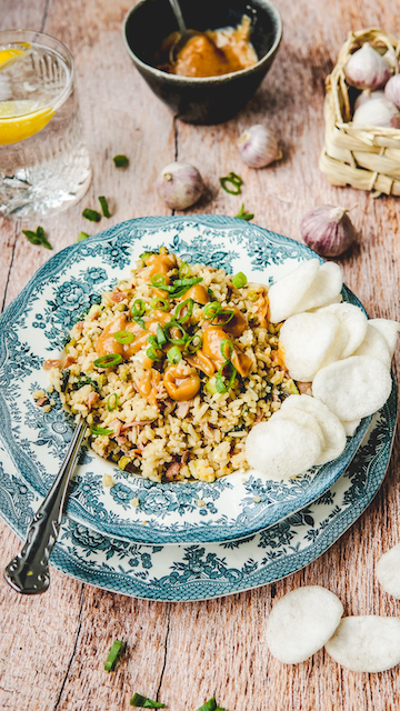 kantonese rijst met ham