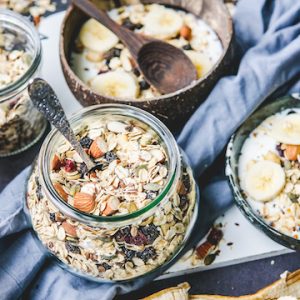 zelfgemaakte muesli