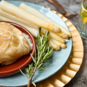 Witte asperges