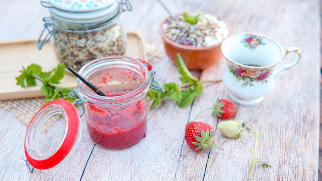 snelle aardbeienjam