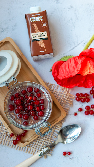 Chocolade overnight oats