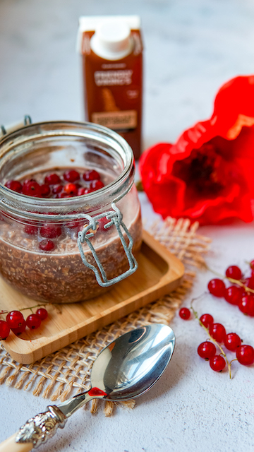 Chocolade overnight oats