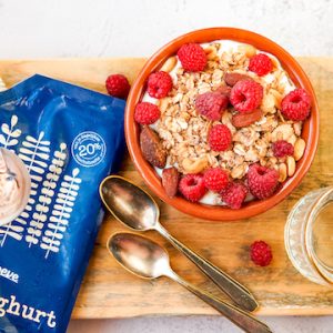 lactosevrije ontbijtyoghurt.