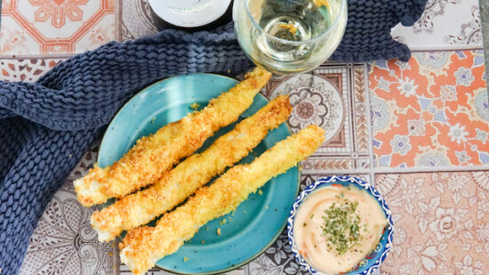 gepaneerde asperges