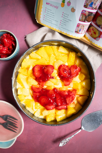 lactosevrije smiley taart