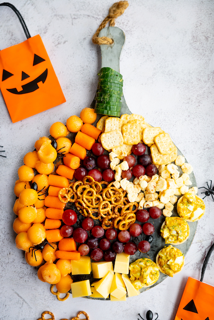 lactosevrije halloween borrelplank