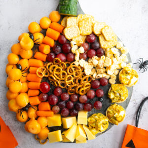 lactosevrije halloween borrelplank