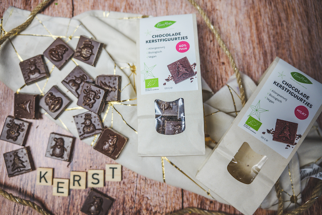 puur mieke chocolade kerstfiguurtjes