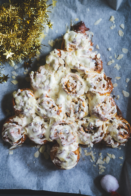 cinnamon roll kerstboom