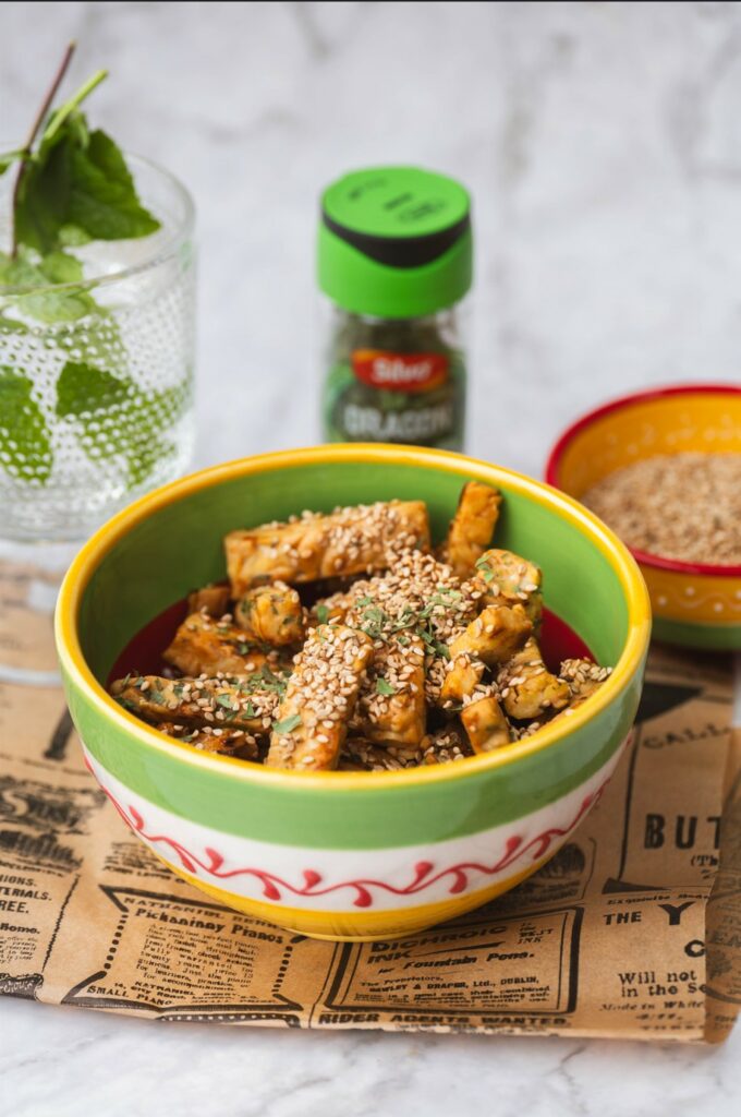 gemarineerde tempeh